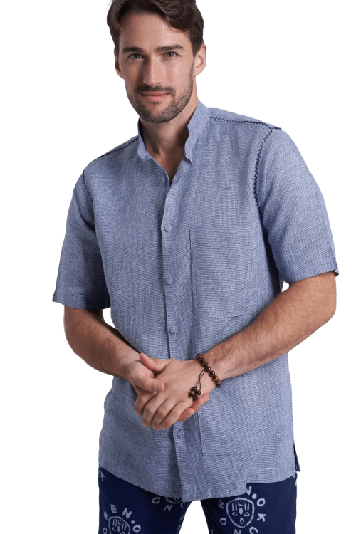 Blue Linen Shirt