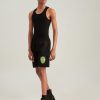 Black Beaded Ribbed Shorts - Image 4